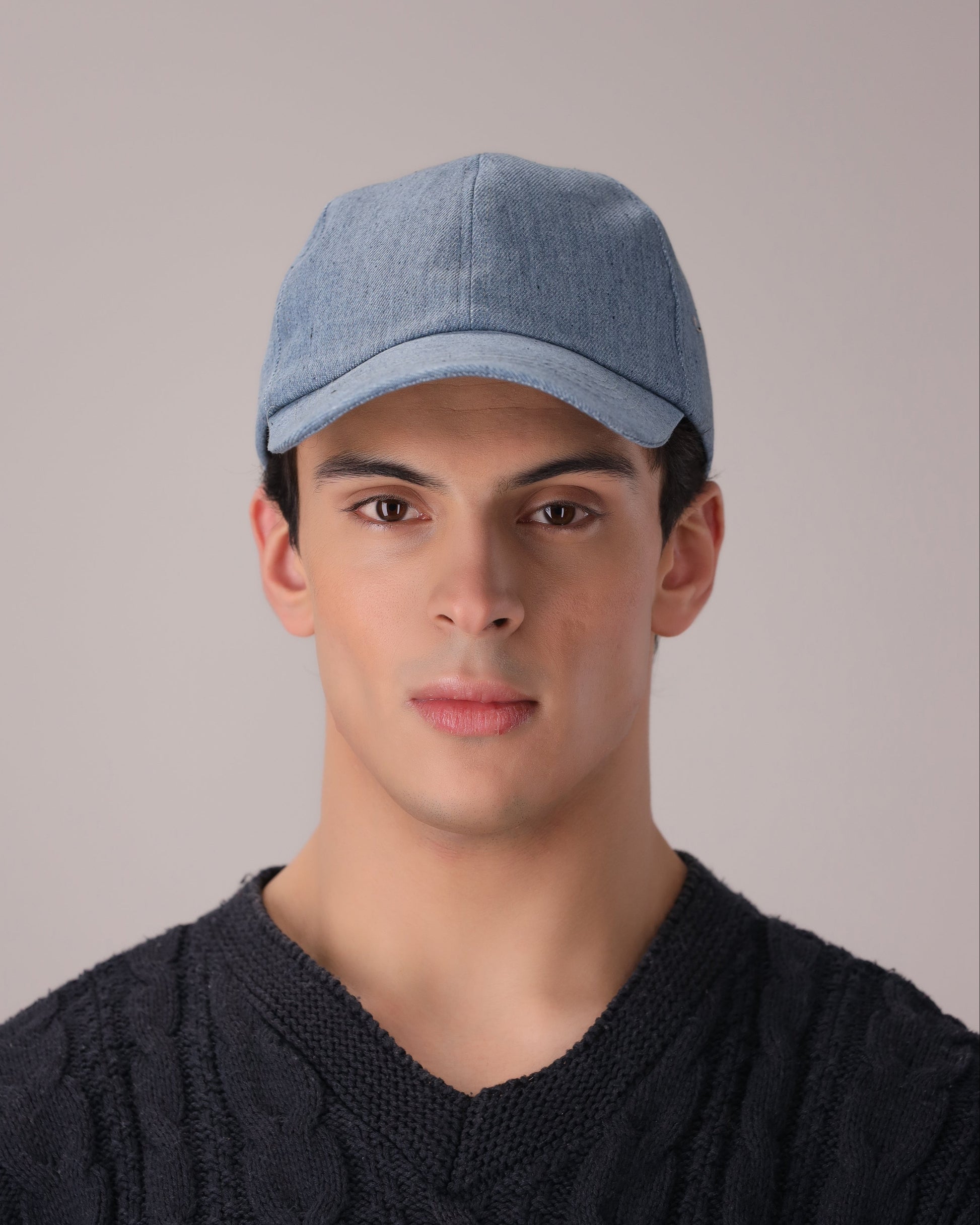 Sky Blue Denim Cap