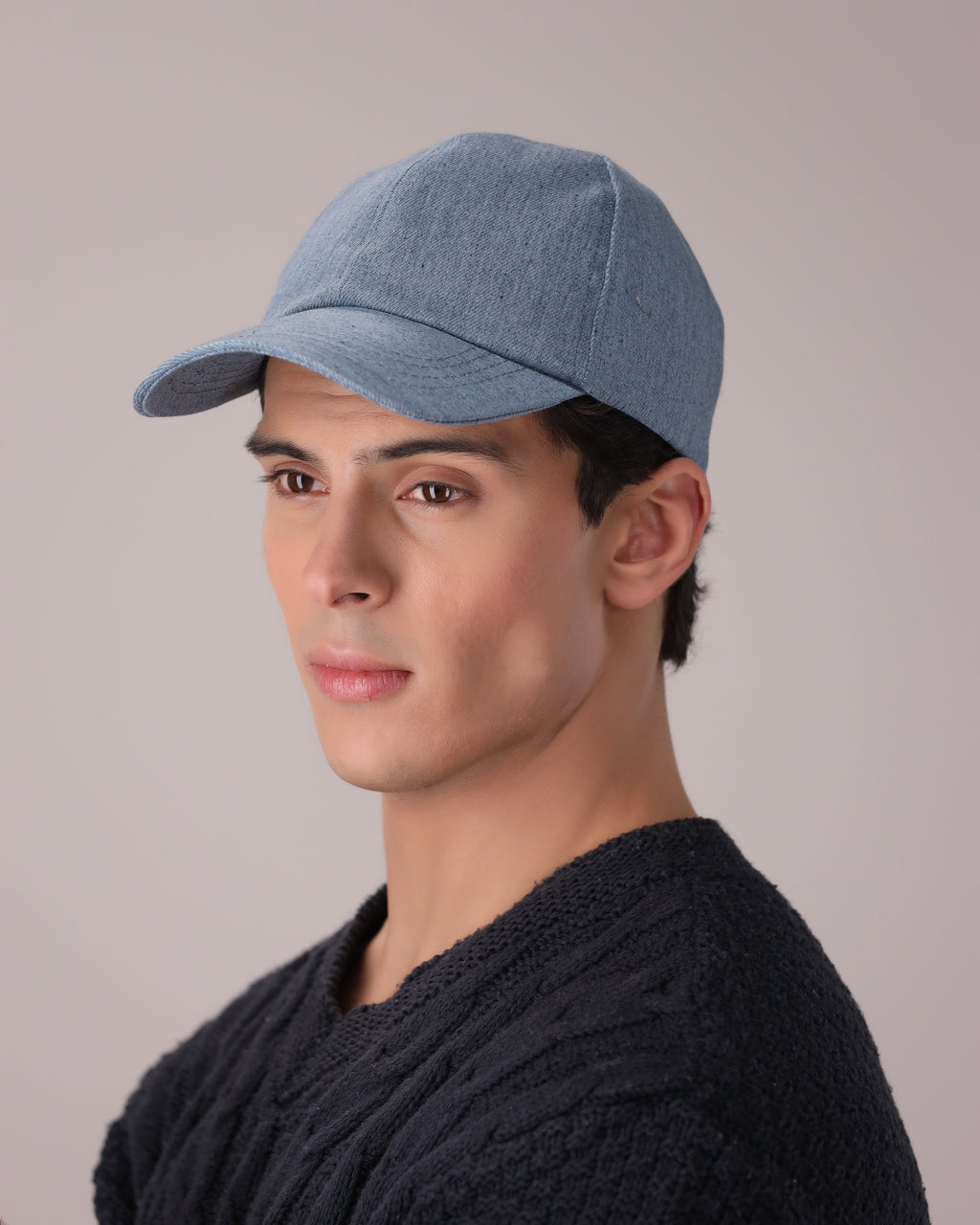 Sky Blue Denim Cap