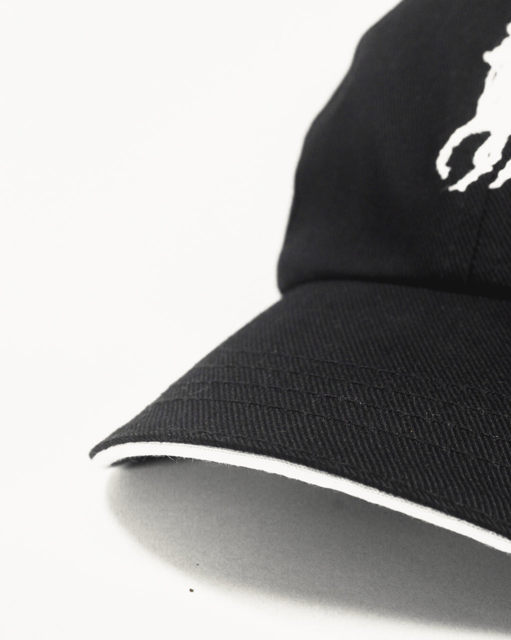 Big pony black polo cap