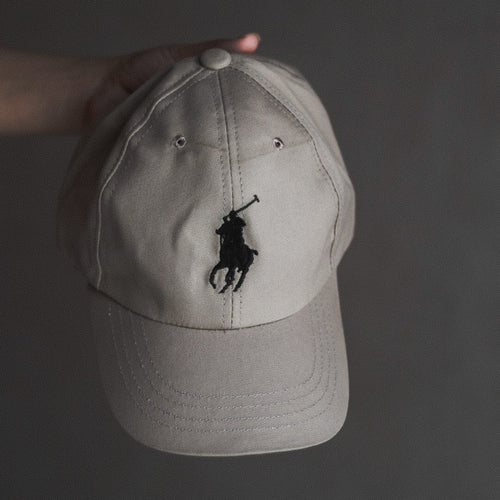 Big pony skin polo cap