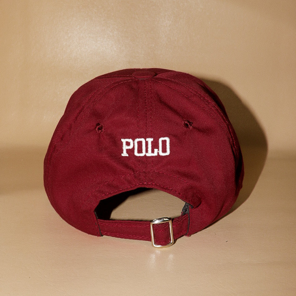 Maroon Polo Cap